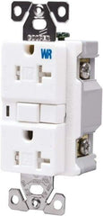 Cooper Wiring Devices - 1 Phase, 5-20R NEMA, 125 VAC, 20 Amp, Self Grounding, GFCI Receptacle - 2 Pole, Back and Side Wiring, Tamper Resistant, Thermoplastic Commercial, Specification Grade - Benchmark Tooling