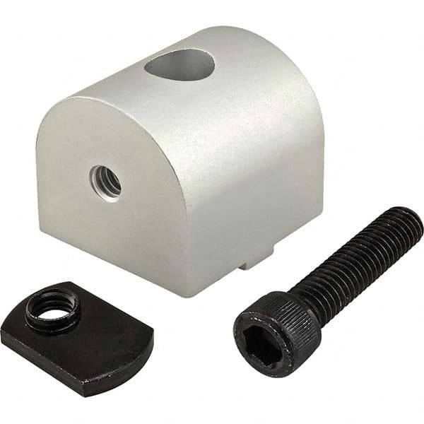 80/20 Inc. - 1-1/2" Wide x 1-1/2" High x 1-1/2" Long Open Shelving Pivot Nub - Benchmark Tooling