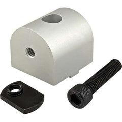 80/20 Inc. - 1-1/2" Wide x 1-1/2" High x 1-1/2" Long Open Shelving Pivot Nub - Benchmark Tooling