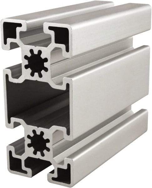 80/20 Inc. - 6 Meters Long x 45 mm Wide x 90 mm Deep, T-Slotted Aluminum Extrusion - Clear Anodized Finish - Benchmark Tooling