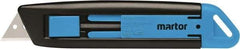 Martor USA - Retractable Utility Knife - Black & Blue Handle - Benchmark Tooling