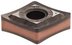 Iscar - CNMG432 PP Grade IC6025 Carbide Turning Insert - TiCN/Al2O3/TiN Finish, 80° Diamond, 1/2" Inscr Circle, 3/16" Thick, 1/32" Corner Radius - Benchmark Tooling