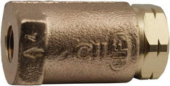 Conbraco - 1/4" Lead Free Bronze Check Valve - Inline, Female NPT, 400 WOG - Benchmark Tooling