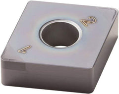 Seco - CNGM432 WZ Grade CBN060K PCBN Turning Insert - TiSiAlN Finish, 80° Diamond, 1/2" Inscr Circle, 3/16" Thick, 1/32" Corner Radius - Benchmark Tooling