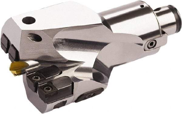 Seco - Series SD602, Head Connection Graflex 4, 76.2mm Max Diam Pilot Drill Head - SD601x-15-R Pilot Drill, 15mm Pilot Drill Diam, 105mm Head Length - Benchmark Tooling