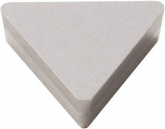 Seco - TCGN1.211 Grade CBN010 PCBN Turning Insert - Uncoated, 60° Triangle, 5/32" Inscr Circle, 3/64" Thick, 1/64" Corner Radius - Benchmark Tooling
