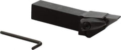 Seco - DVJN, Right Hand Cut, 93° Lead Angle, 3/4" Shank Height x 3/4" Shank Width, Negative Rake Indexable Turning Toolholder - 4-1/2" OAL, VNMG 332 Insert Compatibility, Series Dual Clamp - Benchmark Tooling