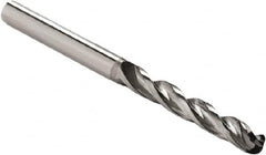 Seco - 4.83mm 130° Spiral Flute Solid Carbide Screw Machine Drill Bit - Benchmark Tooling