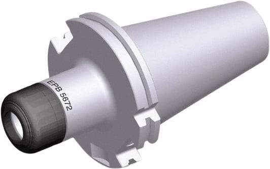 Seco - 1mm to 10mm Capacity, 2.755" Projection, DIN69871-40 Taper Shank, ER16 Collet Chuck - 5.449" OAL - Exact Industrial Supply