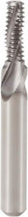 Seco - M5x0.50 Metric Fine, 0.156" Cutting Diam, 3 Flute, Solid Carbide Helical Flute Thread Mill - Internal Thread, 13/32" LOC, 1.929" OAL, 6mm Shank Diam - Exact Industrial Supply