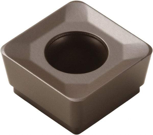 Seco - SCET120630 M14 Grade MK2050 Carbide Milling Insert - TiSiN/TiAlN Finish, 1/4" Thick, 1/2" Inscribed Circle - Benchmark Tooling