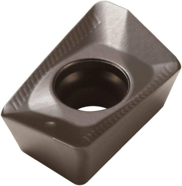 Seco - XOMX120424 ME08 Grade T350M Carbide Milling Insert - TiCN/Al2O3 Finish, 0.163" Thick, 3/32" Corner Radius - Benchmark Tooling