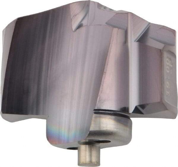 Seco - Series SD400, 19mm Diam 140° Replaceable Drill Tip - Carbide, Uncoated, Through Coolant - Benchmark Tooling