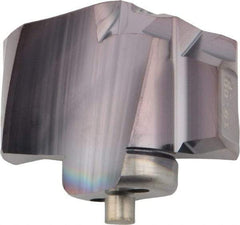 Seco - Series SD400, 19mm Diam 140° Replaceable Drill Tip - Carbide, Uncoated, Through Coolant - Benchmark Tooling