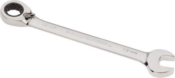 GearWrench - 13mm Combination Wrench - 7" OAL, Steel, Polished Finish - Benchmark Tooling