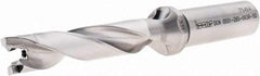 Iscar - 17/32" to 35/64" Diam, 5xD, 2.65" Max Depth, 5/8" Shank Diam, 5.24" OAL, Replaceable-Tip Drill - FCP, ICK, ICK-2M, ICM, ICP, iCP-2M Insert, 65980831 Toolholder, Series SumoCham - Benchmark Tooling