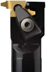 Seco - CN, Internal, Left Hand, Indexable Grooving Tool Holder - 20NL Insert Compatibility, 37mm Shank Height, 40mm Shank Width, 300mm OAL, Through Coolant - Benchmark Tooling