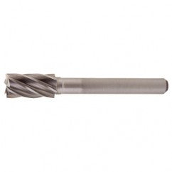 SB-6 Aluminum Cut Solid Carbide Bur-Cylindrical with End Cut - Benchmark Tooling