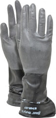 SHOWA - Size S (7), 14" Long, 14 mil, Unsupported, Butyl Chemical Resistant Gloves - Benchmark Tooling