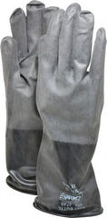 SHOWA - Size XL (10), 14" Long, 14 mil, Unsupported, Butyl Chemical Resistant Gloves - Benchmark Tooling