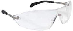 MCR Safety - Clear Lenses, Frameless Safety Glasses - Anti-Fog, Scratch Resistant, Size Universal, Wrap Around - Benchmark Tooling