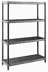 Metro - 36" Wide, 1-1/2" High, Open Shelving Shelf - Polymer, 24" Deep, Use with Metro Max I - Benchmark Tooling