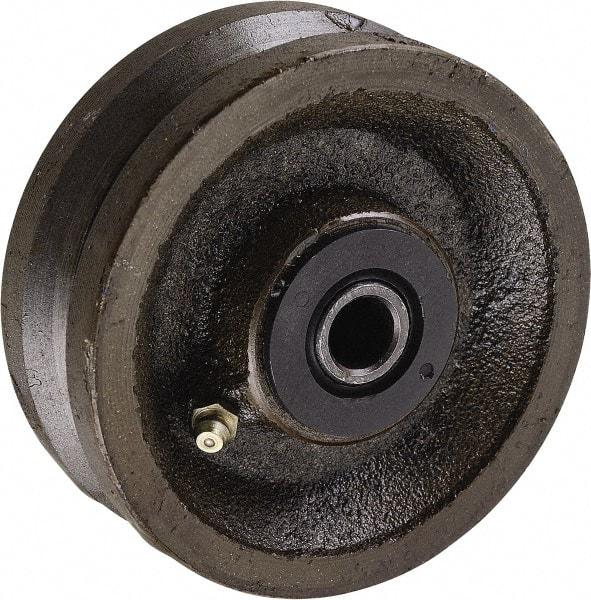 Value Collection - 3/4" ID, Caster Replacement Wheel with Roller Bearing - 600 Lb Load Capacity, 2" Hub Length, 1/2" Axle - Benchmark Tooling