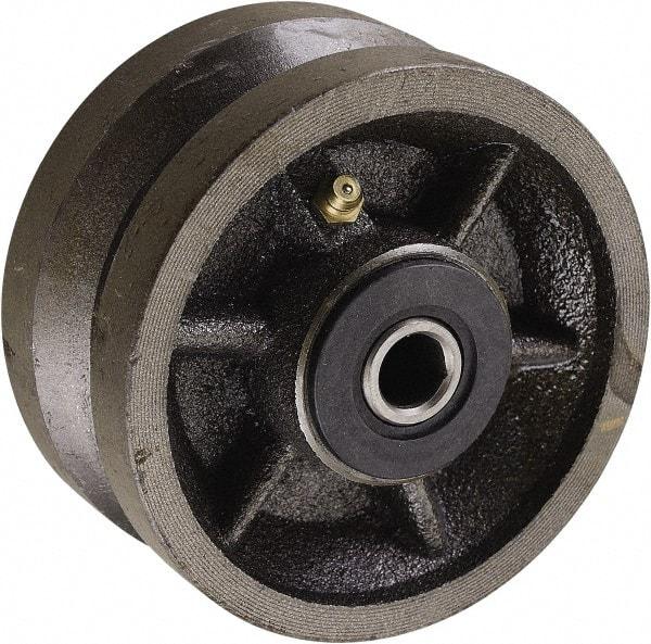 Value Collection - 3/4" ID, Caster Replacement Wheel with Roller Bearing - 800 Lb Load Capacity, 2-1/8" Hub Length, 1/2" Axle - Benchmark Tooling