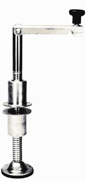 Vestil - 26 Inches Overall Height, 5,000 Lbs. Load Limit Leveling Jack - 4-1/2 Inches to 21-1/2 Inches Height Below Frame, 17 Inch Long Screw Travel - Benchmark Tooling