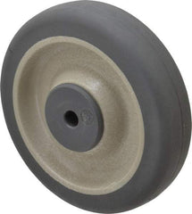 Albion - 5 Inch Diameter x 1-1/4 Inch Wide, Rubber Caster Wheel - 250 Lb. Capacity, 1-9/16 Inch Hub Length, 3/8 Inch Axle Diameter, Ball Bearing - Benchmark Tooling