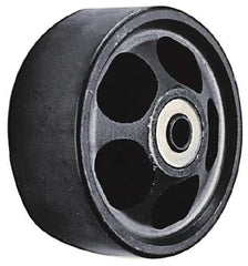 Albion - 6 Inch Diameter x 2 Inch Wide, Semi-Steel Caster Wheel - 1,650 Lb. Capacity, 2-3/8 Inch Hub Length, 1/2 Inch Axle Diameter, Roller Bearing - Benchmark Tooling