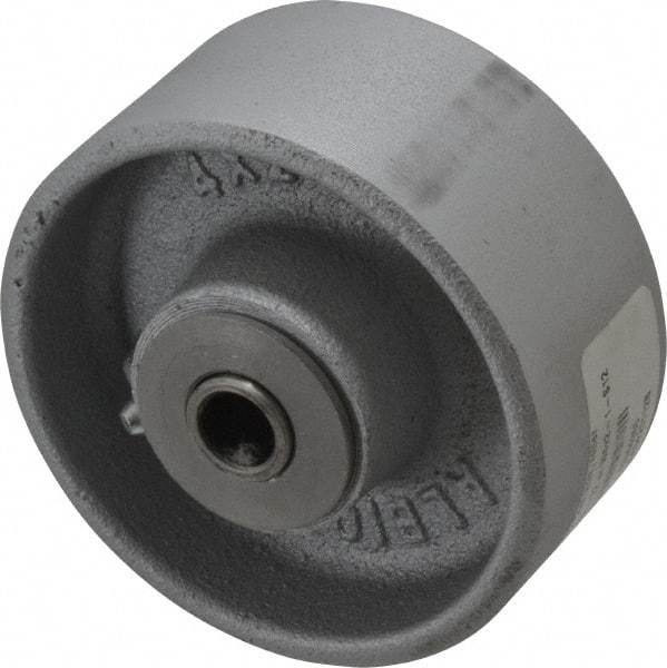 Albion - 4 Inch Diameter x 2 Inch Wide, Semi-Steel Caster Wheel - 900 Lb. Capacity, 2-3/8 Inch Hub Length, 1/2 Inch Axle Diameter, Roller Bearing - Benchmark Tooling