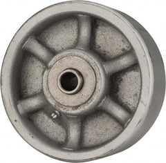Albion - 5 Inch Diameter x 2 Inch Wide, Semi-Steel Caster Wheel - 1,500 Lb. Capacity, 2-3/8 Inch Hub Length, 1/2 Inch Axle Diameter, Roller Bearing - Benchmark Tooling