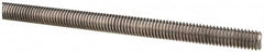 Made in USA - 3/8-16 UNC (Coarse), 6' Long, Low Carbon Steel Threaded Rod - Oil Finish Finish, Right Hand Thread - Benchmark Tooling