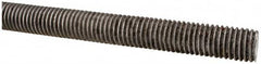 Made in USA - 5/8-11 UNC (Coarse), 6' Long, Low Carbon Steel Threaded Rod - Oil Finish Finish, Right Hand Thread - Benchmark Tooling