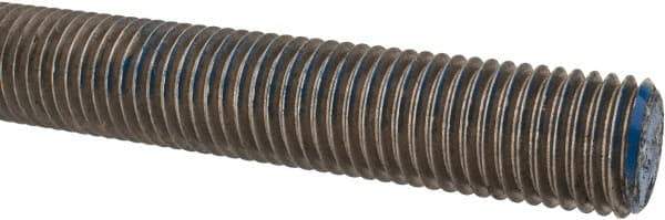 Made in USA - 1-8 UNC (Coarse), 6' Long, Stainless Steel Threaded Rod - Right Hand Thread - Benchmark Tooling