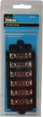 Ideal - 6 Poles, 600 Volt, 60 Amp, -40 to 266°F, Polyester Thermoplastic, Polyester Thermoplastic Multipole Terminal Block - Nickle Plated Brass, 22 to 6 AWG Compatibility, 1-1/4 Inch High - Benchmark Tooling