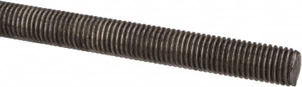 Made in USA - 5/16-24 UNF (Fine), 6' Long, Stainless Steel Threaded Rod - Right Hand Thread - Benchmark Tooling