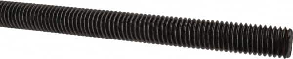 Value Collection - 1/2-13 UNC (Coarse), 6' Long, Alloy Steel Threaded Rod - Plain Finish, Right Hand Thread - Benchmark Tooling