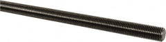 Value Collection - 1-8 UNC (Coarse), 6' Long, Alloy Steel Threaded Rod - Right Hand Thread - Benchmark Tooling