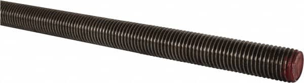 Value Collection - 1-1/8-7 UNC (Coarse), 6' Long, Alloy Steel Threaded Rod - Right Hand Thread - Benchmark Tooling