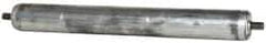 Made in USA - Replacement Conveyor Roller for 16 Inches Between Frame - 1.9 Inch Diameter, 7/16 Inch Axle, Galvanized Steel Finish, 16 Gage - Benchmark Tooling