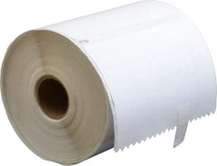 Dymo - 4" Wide x 6" Long, White Die Cut Paper with Semi Perm. Adhesive Shipping Label - For DYMO LabelWriter Printers - Benchmark Tooling