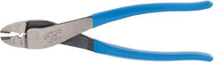 Channellock - 9-3/4" OAL Crimping Pliers - Plastic Dipped Handle - Benchmark Tooling