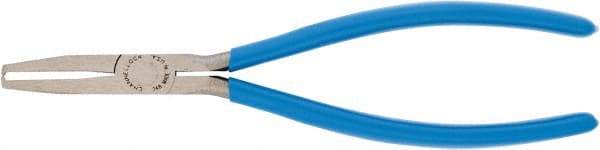 Channellock - 8" OAL, End Cutting Pliers - 1-3/16" Jaw Length x 17/32" Jaw Width, Plastic Dipped Handle - Benchmark Tooling