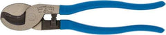 Channellock - 9-1/2" OAL, Cable Cutter - Plastic Dipped Handle - Benchmark Tooling