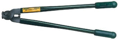 Greenlee - 28" OAL, 7/16" Capacity, Cable Cutter - Rubber Handle - Benchmark Tooling