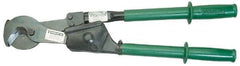 Greenlee - 27-1/2" OAL, 1,500 MCM Capacity, Cable Cutter - Rubber Handle - Benchmark Tooling