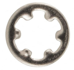 Value Collection - M25 Screw, 2.7mm ID, Stainless Steel Internal Tooth Lock Washer - 5.5mm OD, Uncoated, Grade 18-8 & Austenitic A2 - Benchmark Tooling