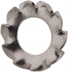 Value Collection - M2.5 Screw, 2.7mm ID, Stainless Steel External Tooth Lock Washer - 5.5mm OD, Uncoated, Grade 316 & Austenitic A4 - Benchmark Tooling